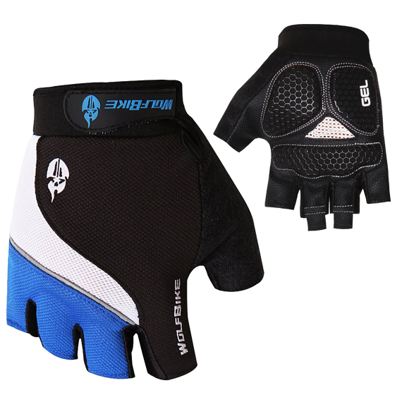 WOLFBIKE Non-Slip Gel Pad Gloves  Sportswear Bike Bicycle Cycling